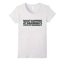Cute Adorable Grand Children Shirt - Stays at Grandma's