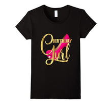 Birthday Gurl Shirt Gift Gold  Black Girl Magic Pink Shoe