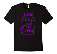 I Wear Purple for My Dad Pancreatic Cancer Awareness Shirt