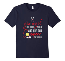 Give a Girl the Right Shoes Softball T Shirt