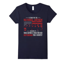 I Stand for the National Anthem - Veteran Pride T-Shirt