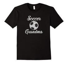 Soccer Grandma Silver Glitter Look Love Soccer Trendy Tee
