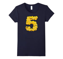 Cute Fifth Birthday Party 5th Emojis T-Shirt Born 2012