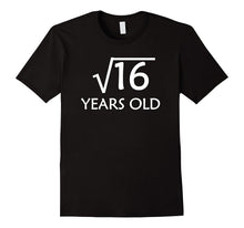 4th Birthday T-Shirt | Square Root of 16 - 4 Years Old