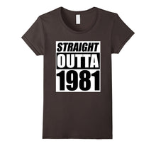 Straight Outta 1981 T Shirt Funny Birthday Gift 36 Years Old