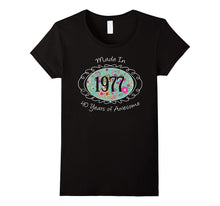 40th Birthday Gifts for Her Woman 1977 40 Bday Gift Tshirt