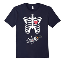 Baby Skeleton Maternity Shirt. Halloween Tshirt for Wife