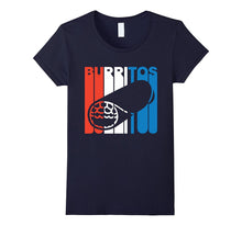 Retro RWnB Burritos Silhouette T-Shirt