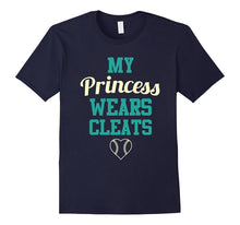 My Princess Wears Cleats Softball Mom Shirt