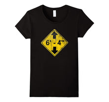 6' 4" Funny Tall Person T-Shirt - Distressed Design