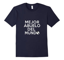 Mens Mejor ABUELO Del Mundo Best Grandpa the World Planet Graphic