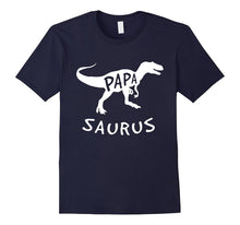 Papa Saurus Mighty T-Rex Cute and Wild T-Shirt Gift for Dad