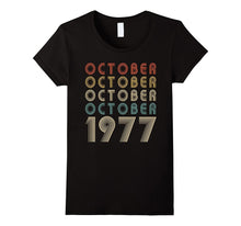Retro Classic Vintage OCTOBER 1977 - 40th Gift 40 Years Old