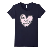 Big Sister Again Shirt Daughter Kids New Baby Pregnant Mom