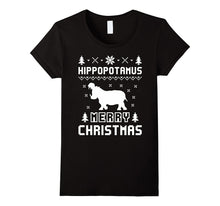 Hippopotamus Ugly Christmas Sweater T-Shirt