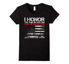 I Honor the Thin Silver Line for My Daughter Shirt US Flag