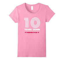10th Wedding Anniversary T-Shirt Funny for Married in 2007 Y