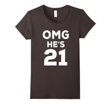 21st Birthday Shirt for Brother, Sister, Group OMG He's 21