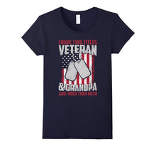 I Have Two Titles Veteran and Grandpa American Flag T-Shirt
