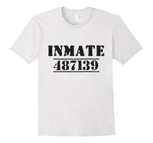 Prisoner Costume Shirt DIY Inmate Convict Halloween Tee
