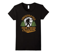 Bigfoot T-Shirt Undefeated Hide & Seek Sasquatch Yeti Gift