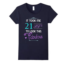 21st Birthday Gift Shirt Fabulous 21 Year Old Tshirt