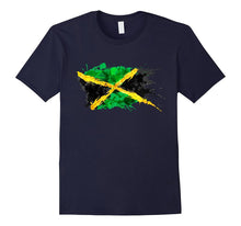 Jamaica Splash Flag Tourist T-Shirt