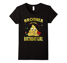 Brother of the Birthday Girl Lovely Emoji T-Shirt Funny Tee
