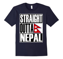 Storecastle: Straight Outta Nepal Gift Flag Pride T-Shirt