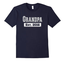 Mens Father's Day T-Shirt 2016 First Time Grandpa Gift Shirts