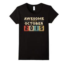 Retro Awesome Since October 2015 2nd Birthday Gifts 2 Born