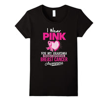 I Wear PINK for My Grandma to Support Breast Cancer T Shirt