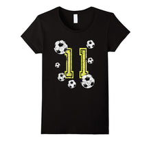11th Birthday Soccer Fan T-Shirt for Boys and Girls