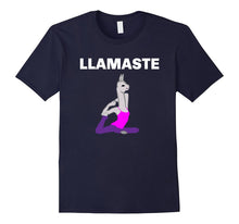 Funny Namaste Yoga Llama Llamaste T-Shirt