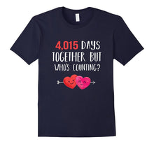 11th Anniversary Shirt 4,015 Days Together Who's Counting?
