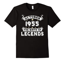 October 1955 Shirt, 62 Years the Birth of Legends T- Shirt