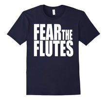 Flute Music Gift Shirt Fear the Flutes Marching Band Tee
