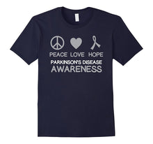 Parkinson's Disease Awareness Peace Love Hope T-Shirt