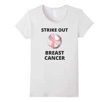 Baseball Strike Out Breast Cancer T-Shirt Shirt