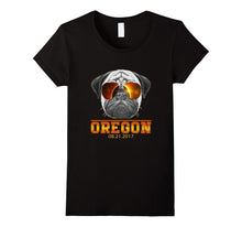 Pug Dog Is Watching Oregon Total Solar Eclipse T Shirt