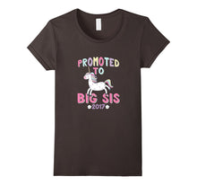 Promoted to Big Sister Shirt 2017 Unicorn New Sibling Tee