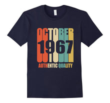 Retro October 1967 T-Shirt 50 Yrs Old Bday 50th Birthday Tee