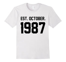 Happy 1987 My 30 Th Birthday Gift Ideas Tshirt for Lover