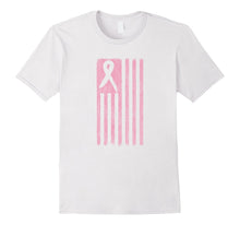 Breast Cancer Awareness Month - Pink Flag T-Shirt