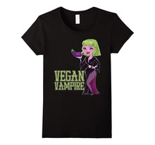 "Vegan Vampire" Halloween Funny Vegetarian Woman's T Shirt