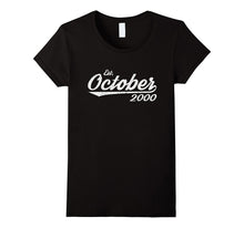 Est October 2000 Shirt Great 17th Birthday Gifts TShirt