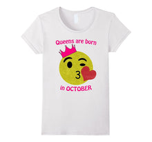 Emoji October Birthday Girl Pink Shirt