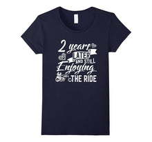 2nd Wedding Anniversary Gift Enjoy the Ride Funny T-Shirt