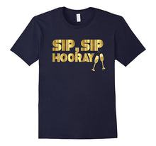 Bridesmaid Shirt Sip Sip Hooray Drinking Bachelorette Gold