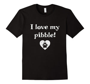 "I Love My Pibble!" Pit Bull Puppy Dog Pitbull T-Shirt